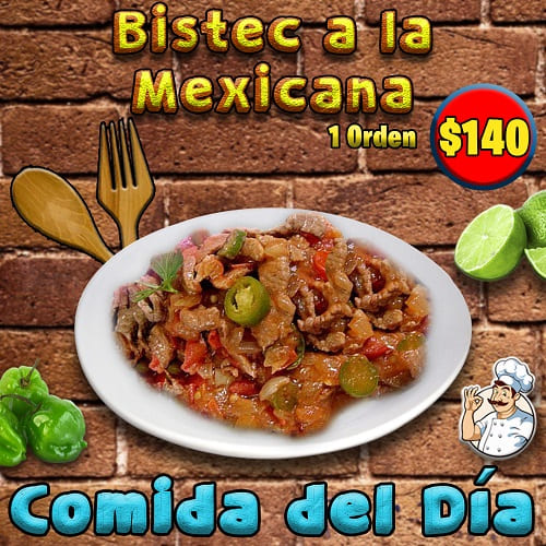 Bistec a la Mexicana 140