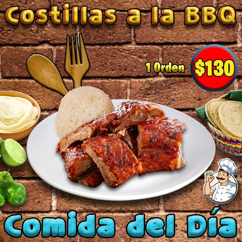 Costillas BBQ 130