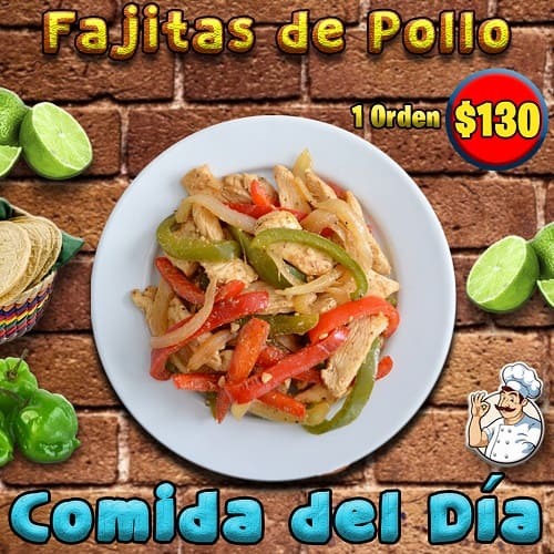 Fajitas Pollo 130