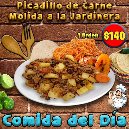 Picadillo de Carne Molida a la Jardinera 140