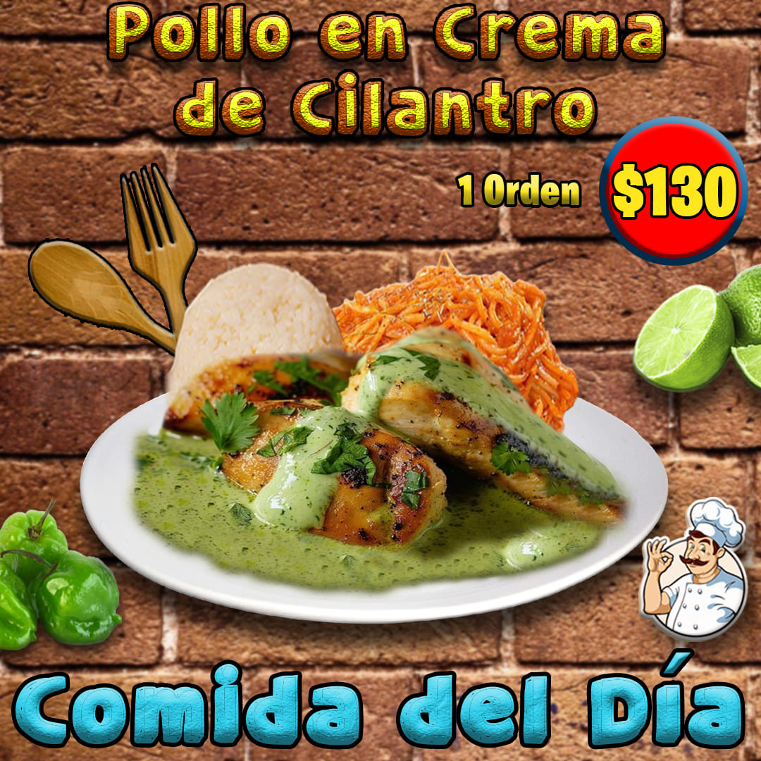Pollo Crema Cilantro 130