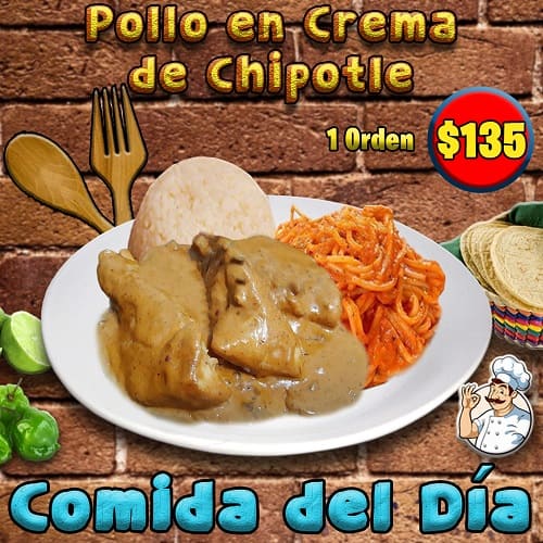 Pollo en Crema de Chipotle 135