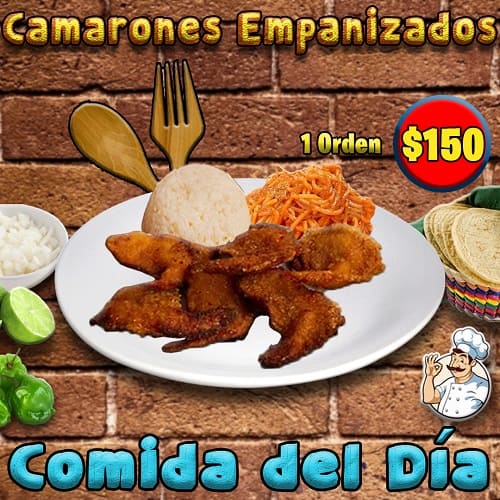 Promo Camarones Empanizados 150