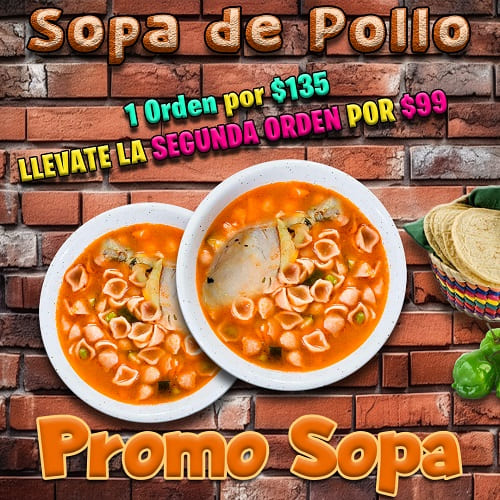Sopa de Pollo Promo 135
